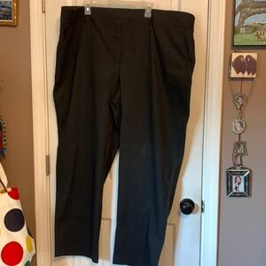 Charcoal stretchy dress pants plus 28